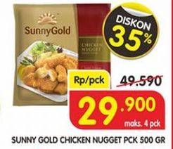 Promo Harga SUNNY GOLD Chicken Nugget 500 gr - Superindo