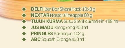 Promo Harga Delfi Bar Bar + Nabati Nextar Cookies + Tujuh Kurma Susu Steril Kurma + Madu Nusantara Jus Madu + Pringles Potato Crisps + ABC Syrup Squash Delight  - LotteMart