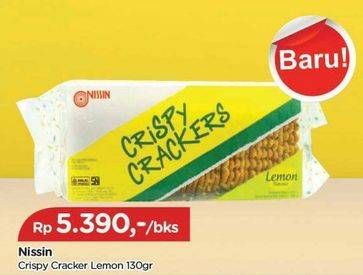 Promo Harga Nissin Crispy Crackers Lemon 130 gr - TIP TOP