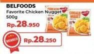 Promo Harga Belfoods Nugget Favorit Chicken Nugget 500 gr - Yogya