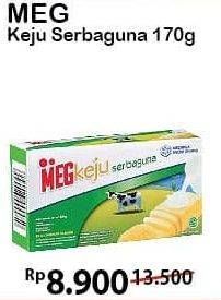 Promo Harga MEG Keju Serbaguna 170 gr - Alfamart