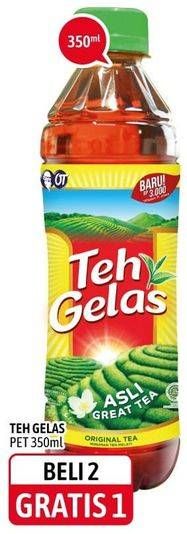 Promo Harga TEH GELAS Tea Original 350 ml - Alfamidi