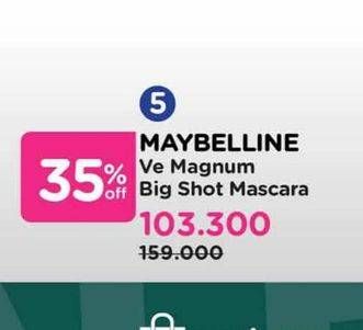 Promo Harga Maybelline Big Shot Mascara  - Watsons