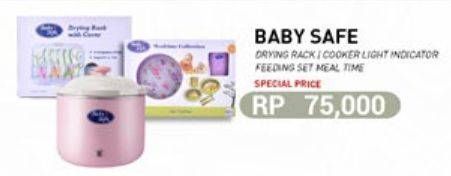 Promo Harga Baby Safe Drying Rack/Cooker Light Indicator/Feeding Set Meal Time  - Carrefour