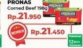 Promo Harga Pronas Corned Beef Regular 198 gr - Yogya