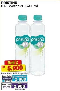 Promo Harga Pristine 8 Air Mineral 1500 ml - Alfamart