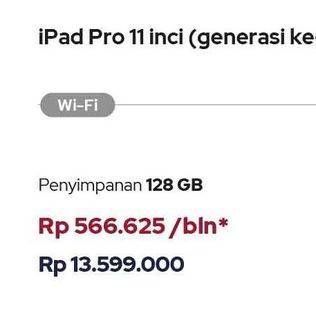 Promo Harga Apple iPad Pro 11 Inch  - iBox
