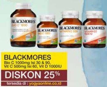 Promo Harga Blackmores Bio C 1000mg/Blackmores Vitamin C/Blackmores Vitamin D3 1000IU  - Yogya