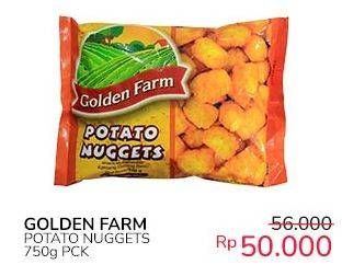 Promo Harga Golden Farm Potato Nugget 750 gr - Indomaret