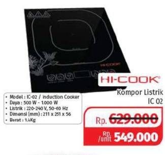 Promo Harga HICOOK IC 02  - Lotte Grosir