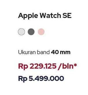 Promo Harga APPLE Watch SE 1 pcs - iBox