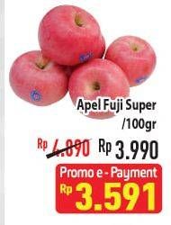 Promo Harga Apel Fuji Super per 100 gr - Hypermart