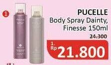 Promo Harga PUCELLE Body Spray Dainty, Finesse 150 ml - Alfamidi