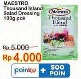 Promo Harga MAESTRO Salad Dressing Thousand Island 100 gr - Indomaret