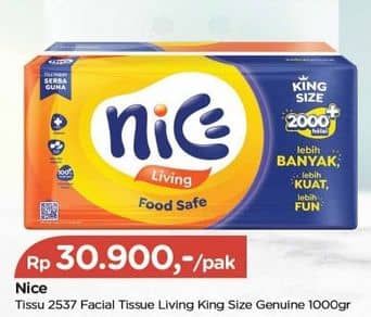 Promo Harga Nice Facial Tissue 1000 gr - TIP TOP