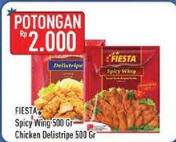 Promo Harga FIESTA Spicy Wing/Delistripe  - Hypermart