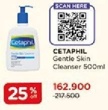 Promo Harga CETAPHIL Gentle Skin Cleanser 500 ml - Watsons