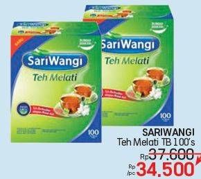 Promo Harga Sariwangi Teh Melati 190 gr - LotteMart