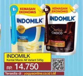 Promo Harga Indomilk Susu Kental Manis All Variants 545 gr - Yogya