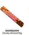 Promo Harga Silver Queen Chunky Bar Almonds 95 gr - Alfamidi