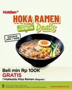 Promo Harga Hoka Ramen Deals  - HokBen