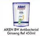 Promo Harga AIKEN Body Wash Anti Bacterial Gingseng 450 ml - Alfamart