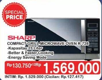 Promo Harga SHARP R-728(K)-IN | Microwave  - Hypermart