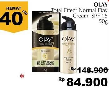 Promo Harga OLAY Total Effects 7 in 1 Anti Ageing Day Cream Normal SPF 15 50 gr - Giant
