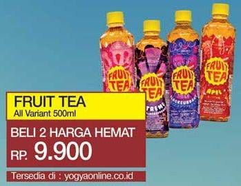 Promo Harga SOSRO Fruit Tea Apple, Blackcurrant, Xtreme Apple + Blackcurrant 500 ml - Yogya