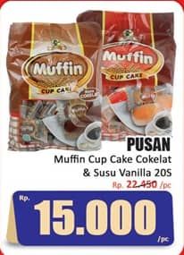 Promo Harga Pusan Muffin Cup Cake Cokelat, Original 20 pcs - Hari Hari