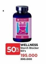 Promo Harga Wellness Starch Blocker 60 pcs - Watsons
