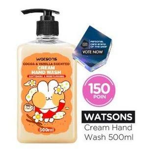 Promo Harga Watsons Cream Hand Wash 500 ml - Watsons