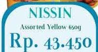 Promo Harga NISSIN Assorted Biscuits Yellow 650 gr - Yogya