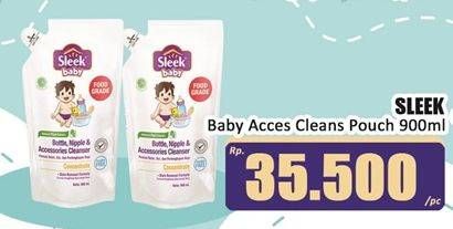 Promo Harga Sleek Baby Bottle, Nipple and Accessories Cleanser 900 ml - Hari Hari
