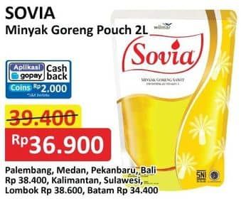 Promo Harga Sovia Minyak Goreng 2000 ml - Alfamart