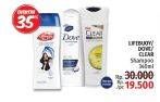 Promo Harga LIFEBUOY/CLEAR/DOVE Shampoo 340ml  - LotteMart