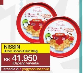 Promo Harga NISSIN Biscuits Duo 345 gr - Yogya