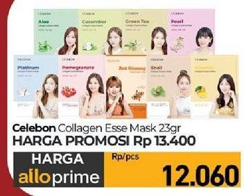 Promo Harga Celebon Collagen Essence Mask  - Carrefour