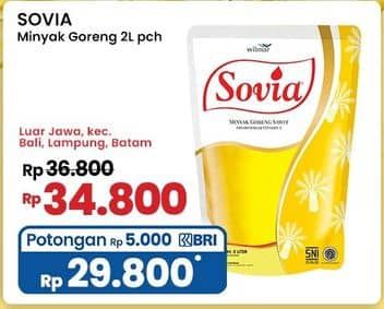 Promo Harga Sovia Minyak Goreng 2000 ml - Indomaret