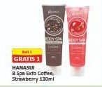 Promo Harga Hanasui Body Spa Gel Coffee, Strawberry 130 ml - Alfamart