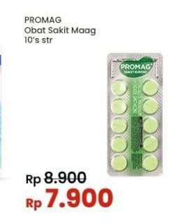 Promo Harga Promag Obat Sakit Maag Tablet 10 pcs - Indomaret