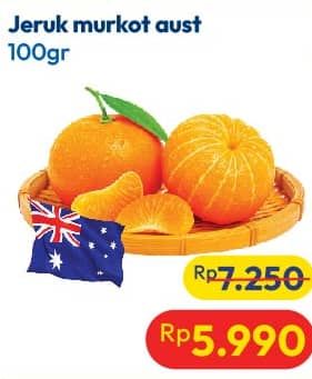 Promo Harga Jeruk Murcot Australia per 100 gr - Hypermart