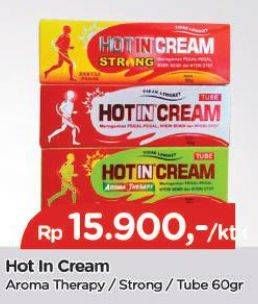 Promo Harga HOT IN CREAM Aroma Therapy/ Strong/ Tube 60gr  - TIP TOP