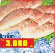 Promo Harga Ikan Terisi per 100 gr - Hari Hari