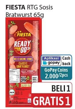 Fiesta Ready To Go 65 gr Beli 1 Gratis 1

Pembayaran Aplikasi GoPay :⁣⁣⁣⁣⁣⁣
- Khusus Pembayaran Di Tempat Hanya Menggunakan Aplikasi GoPay Baru, Minimal Transaksi Rp15.000
- Berlaku 1 Barang/Transaksi/Struk
- Per Akun Maksimal 2x Transaksi/Pelanggan/Periode JSM
- GoPay Coins 2.000/2 Pcs, Cashback Rp2.000 dengan GOPAY min transaksi Rp15.000