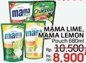 Promo Harga MAMA LIME/ MAMA LEMON Pouch 680 ml  - LotteMart