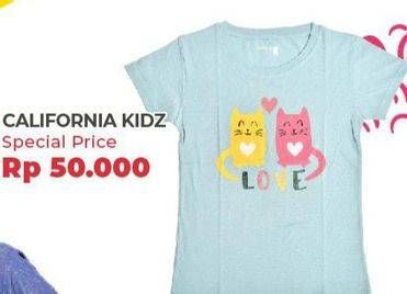 Promo Harga CALIFORNIA KIDS Girls T-Shirt  - Carrefour