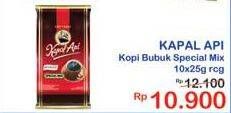 Promo Harga Kapal Api Kopi Bubuk Special Mix 10 pcs - Indomaret