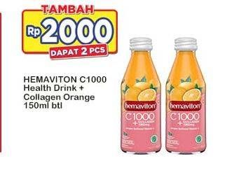 Promo Harga Hemaviton C1000 Orange + Collagen 150 ml - Indomaret
