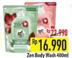 Promo Harga ZEN Anti Bacterial Body Wash 400 ml - Hypermart